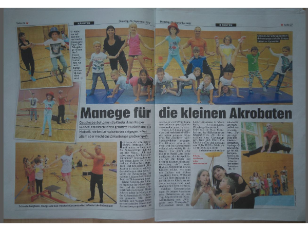 Bild 9 von Artistik u Clownerie - Kinderfeste, Zirkuspädagogik: Dido & Beatrice GesbR