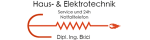 Logo von Haustechnik Elektrotechnik DI Ekici - 24h Notdienst
