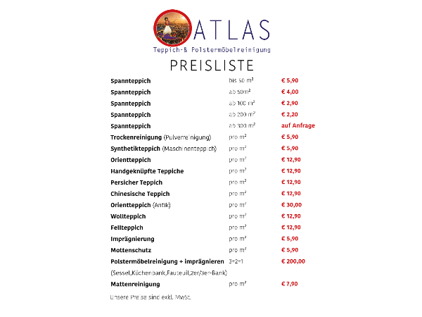 Bild 1 von Atlas Teppichreinigung GmbH