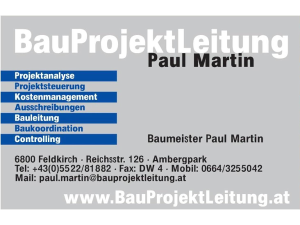 Bild 11 von BauProjektLeitung Bmstr. Paul Martin