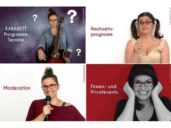 Kabarett Programm - Hochzeitsprogramm - Moderation - Firmen und Privatevents