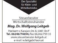 Mag. Dr. Wolfgang Leitgeb Wirtschaftstreuhand- und SteuerberatungsgmbH