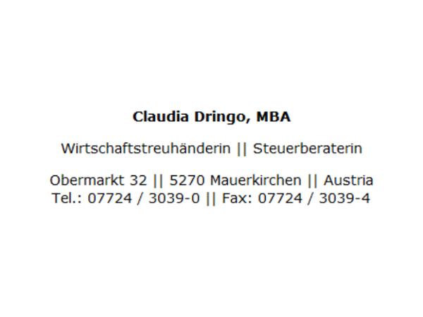 Bild 1 von DRINGO Claudia MBA