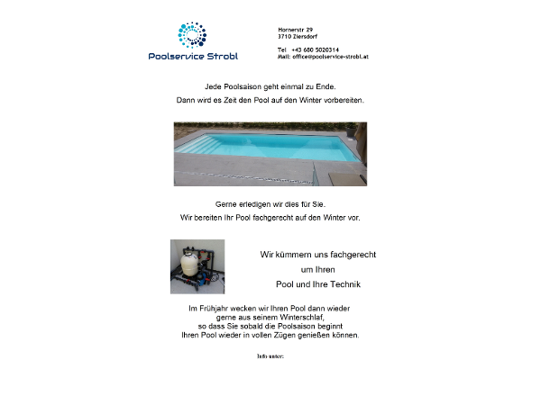 Bild 1 von Poolservice Strobl
