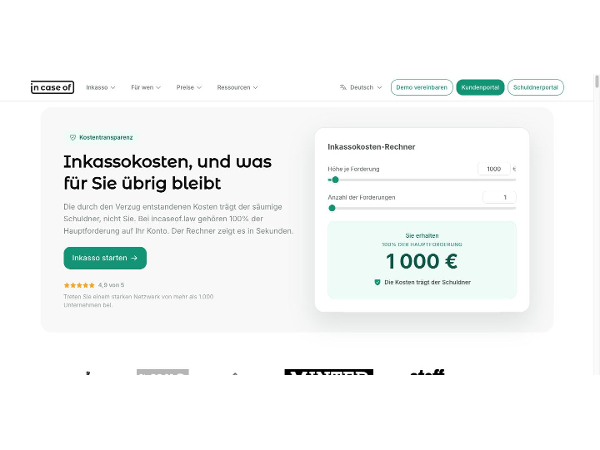 Bild 1 von incaseof.law