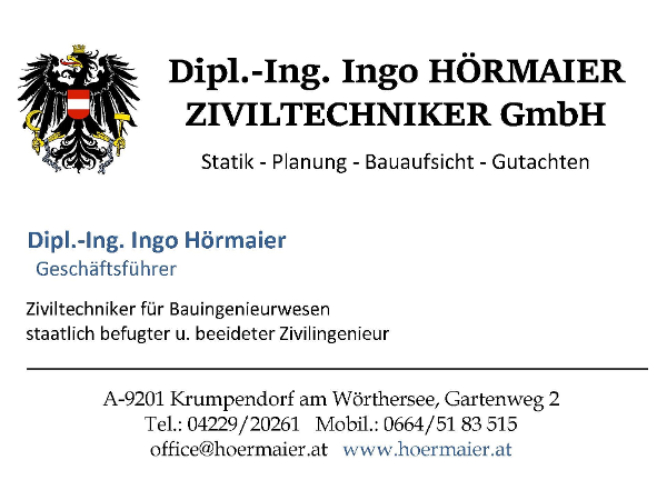 Bild 1 von Dipl.-Ing. Ingo HÖRMAIER ZIVILTECHNIKER GmbH