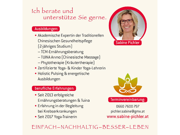 Bild 2 von Pichler Sabine TCM Ernährung Tuina Yoga