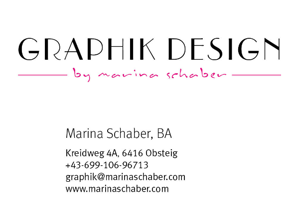 Bild 1 von GRAPHIK DESIGN by Marina Schaber