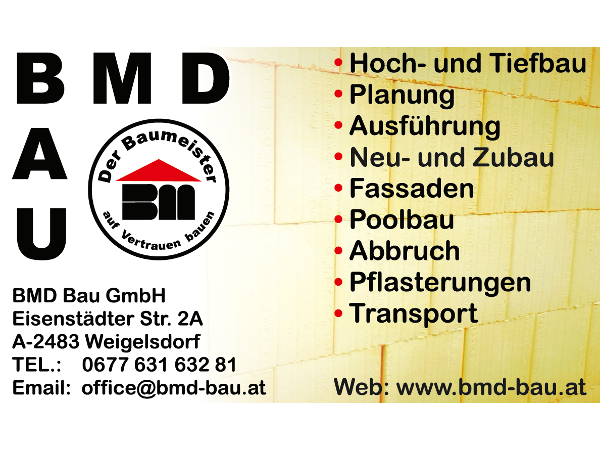 Bild 1 von BMD Bau GmbH