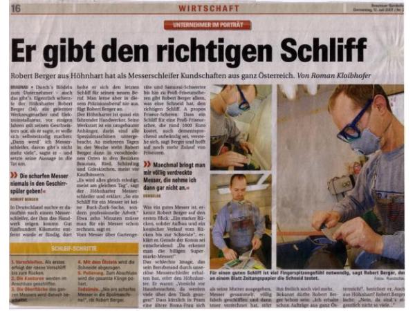 Bild 3 von Berger Robert - Friseurscheren schärfen, Messerschleiferei