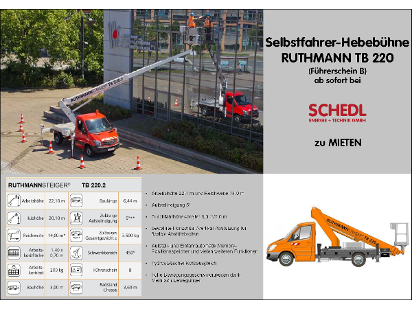 Bild 2 von SCHEDL Energie & Technik GmbH, Hebebühnenverleih