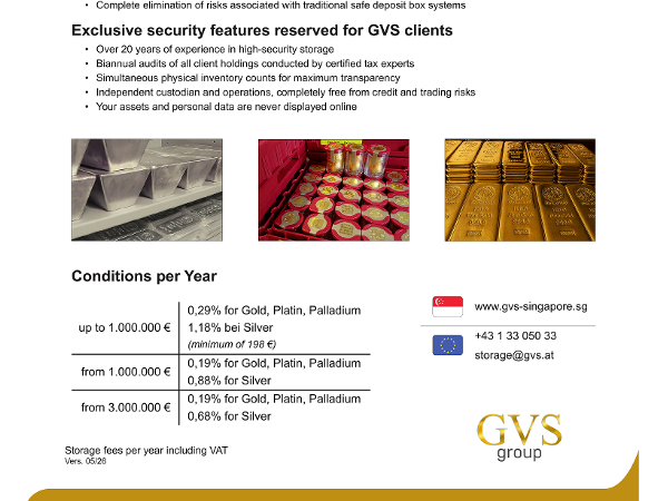 Bild 4 von Goldvorsorge SINGAPUR – GVS Asia Pacific Pte Ltd