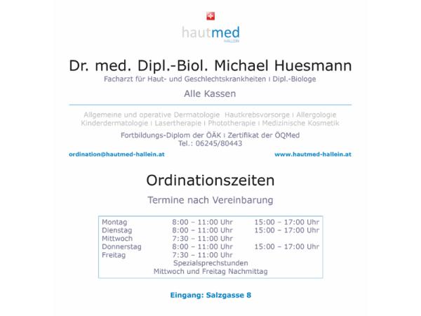 Bild 1 von Huesmann Michael Dr. med. Dipl.-Biol.