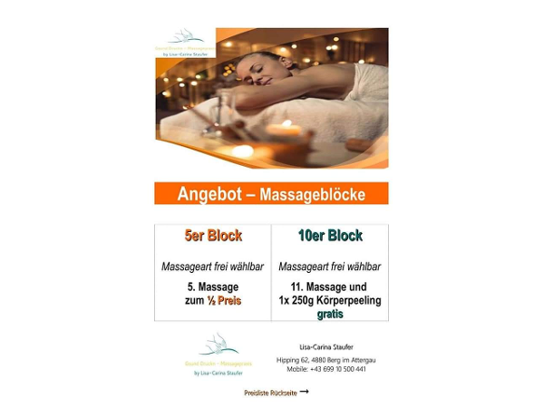 Bild 1 von Gsund Druckn - Massagepraxis by Lisa-Carina Staufer