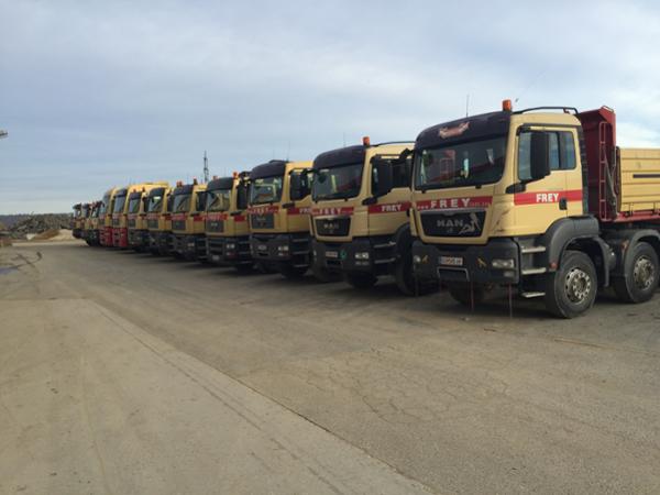Bild 1 von Frey Logistik GmbH - Erdbau, Transporte, Bauschuttzwischenlager