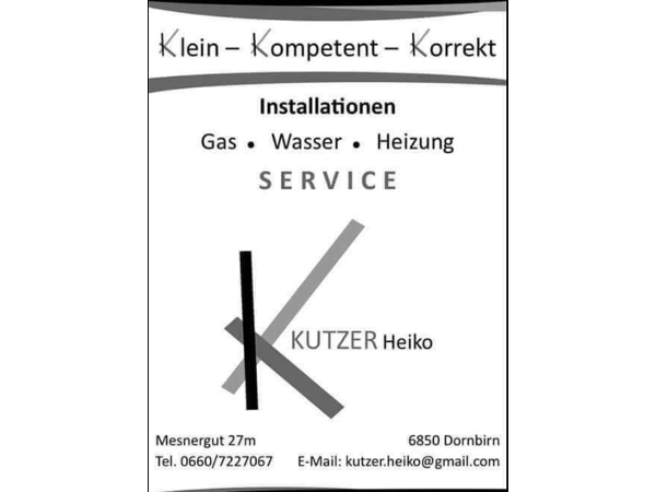 Bild 1 von Heiko Kutzer Gas.Wasser.Heizung.SERVICE