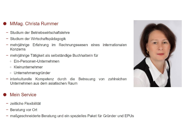Bild 1 von MMag. Christa Rummer