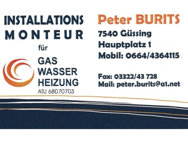 Bild 1 von Burits Peter Installationen - Gas-Wasser-Heizung