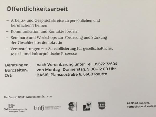 Bild 4 von BASIS Frauenservice & Familienberatung Außenfern