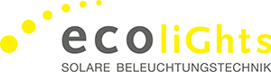Logo ecoliGhts SOLARE BELEUCHTUNG GmbH