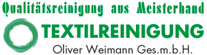 Logo WEIMANN Oliver Ges.m.b.H. TEXTILREINIGUNG