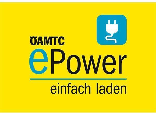 Logo ÖAMTC ePower Ladestation UNIQA/ÖAMTC ServiceCenter Voitsberg