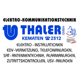 Logo Thaler GmbH Elektro-Kommunikationstechnik - Mielefachhändler