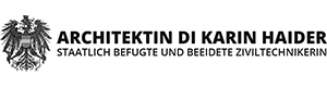 Logo ARCHITEKTIN DIPL.ING. KARIN HAIDER