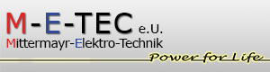 Logo M-E-TEC e.U. Mittermayr - Elektrotechnik - Alarmanlagen