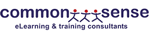 Logo common sense eLearning & training consultants GmbH