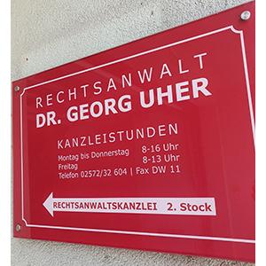 Logo Uher Georg Dr - Rechtsanwalt