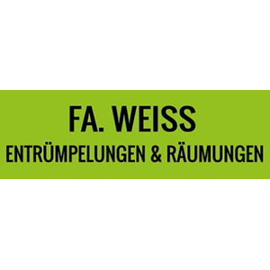 Logo Entrümpelung u Räumungen Wien, WU, NÖ, FA WEISS Nr.1