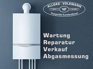 Logo Allgas - Volkmann GmbH - Gasgerätekundendienst