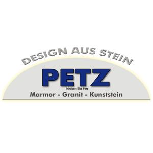 Logo Petz - Design aus Stein