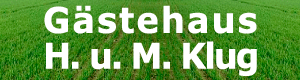 Logo Gästehaus H. u. M. Klug vlg. Rumpfwirt