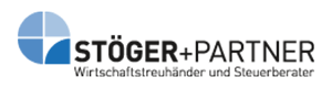 Logo STÖGER + PARTNER Steuerberatung GmbH Wirtschaftstreuhänder u. Steuerberater