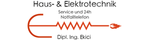 Logo Haustechnik Elektrotechnik DI Ekici - 24h Notdienst