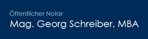 Logo Schreiber Georg Mag., MBA Öffentlicher Notar