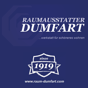 Logo Dumfart Raumausstatter - Polster-Sonnenschutz-Böden