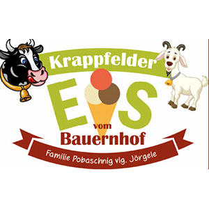 Logo Krappfelder Eis & Spezialitäten - Fam. Pobaschnig