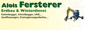 Logo Alois Fersterer Erdbau & Winterdienst