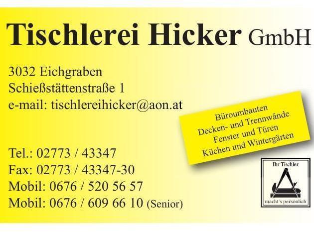 Logo Tischlerei Hicker GmbH