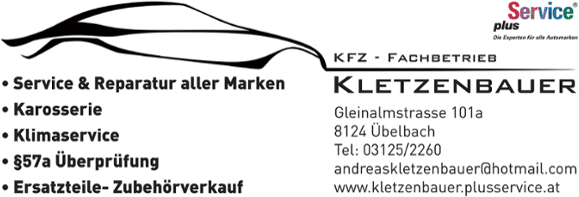 Vorschau - Foto 1 von KFZ - Kletzenbauer