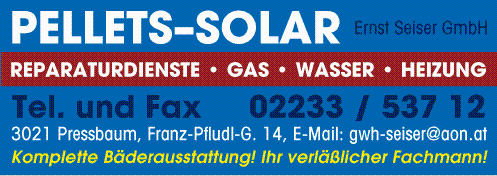 Logo Seiser Ernst Gas-Wasser & Heizungsinstallationen GesmbH