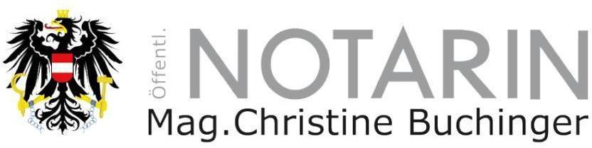 Logo Notariat Aigen Mag. Christine Buchinger