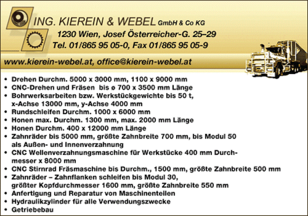 Vorschau - Foto 1 von Ing. Kierein & Webel GmbH & Co KG