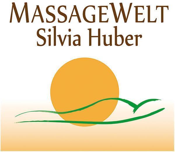 Logo MASSAGEWELT Silvia Huber ehem Haidinger; Lehrberechtigte Heilmasseurin