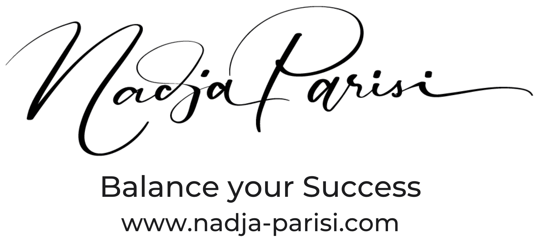 Logo Nadja Parisi - Balance your Success