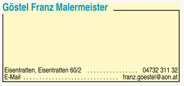 Logo Göstel Franz Malermeister