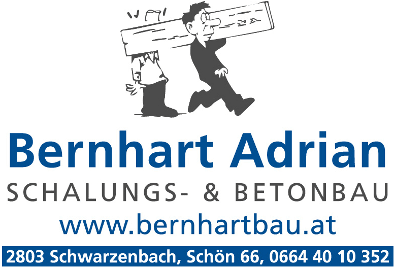 Logo Bernhart Adrian - Schalungs und Betonbau